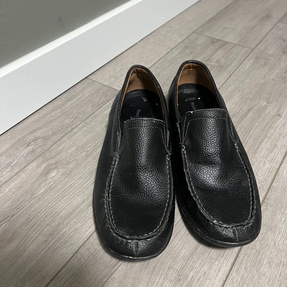 3/$35 Perry Ellis Portfolio Men’s Leather Dress Shoes Black Size 8.5 Loafer